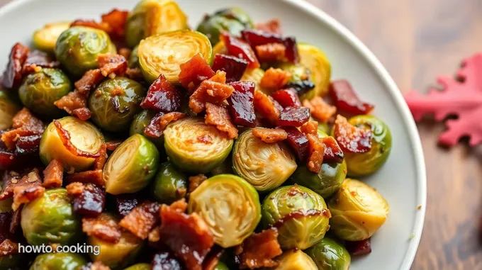 Maple-Glazed Brussels Sprouts with Crispy Bacon