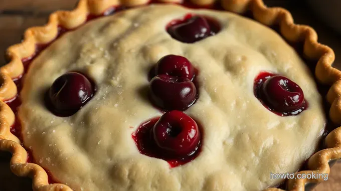 Classic Cherry Pie with a Flaky Double Crust