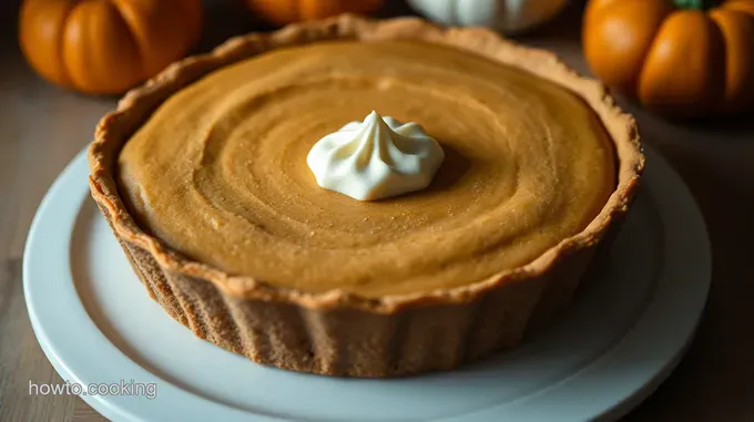 Cream Cheese Swirled Pumpkin Pie