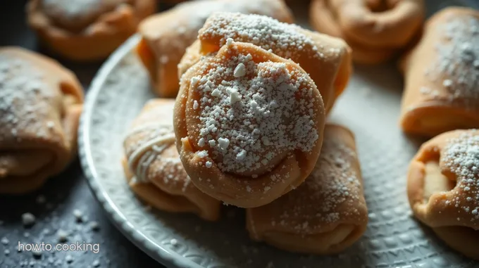 Crispy Cannoli Cookies with Creamy Filling