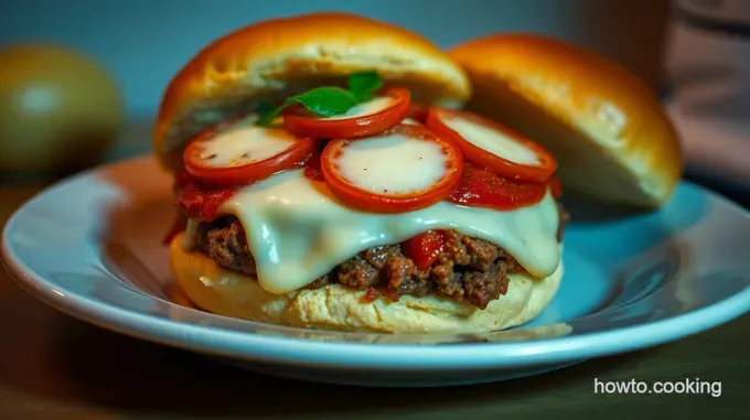 Crockpot Pizza Burgers: A Cheesy Saucy Mash-Up