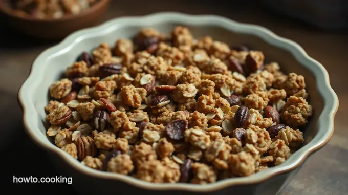 Crunchy Homemade Granola Clusters