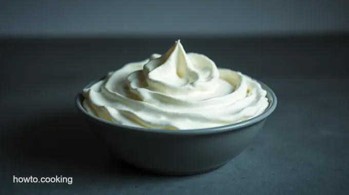 Fluffy Whipped Cream Delight: The Perfect Topping for Any Dessert!