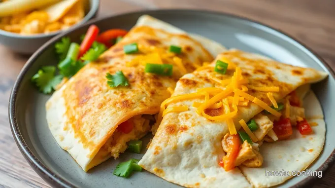 Cheesy Chicken Quesadillas