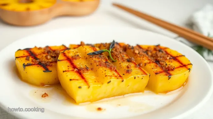 Grill Pineapple with Brown Sugar & Vanilla