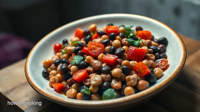 Hearty Three-Bean Salad with Cilantro-Lime Dressing