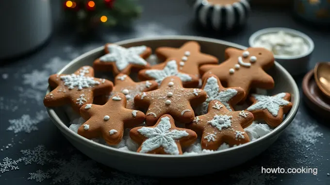 Jolly Gingerbread Cut-Outs with Royal Icing Sparkle