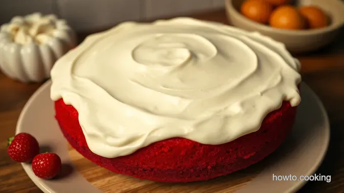 Red Velvet Cake with Cream Cheese Frosting: A Classic Delight