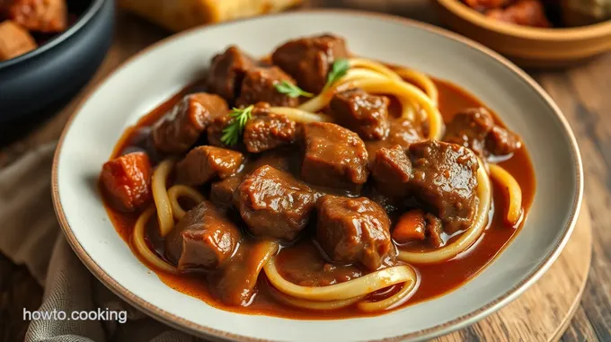 Slow-Cooked Beef Bourguignon Delight