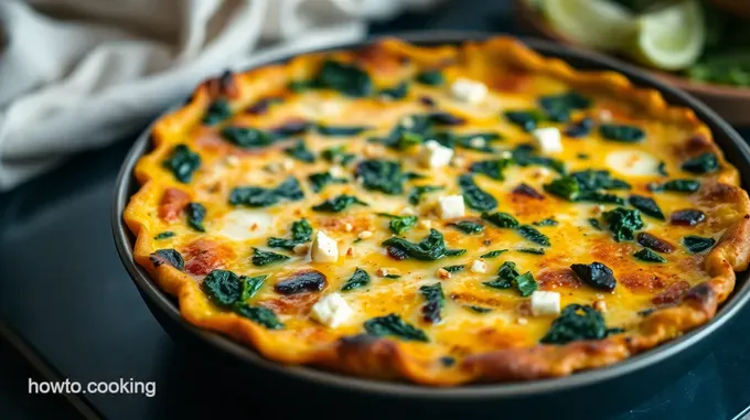 Spinach and Feta Frittata