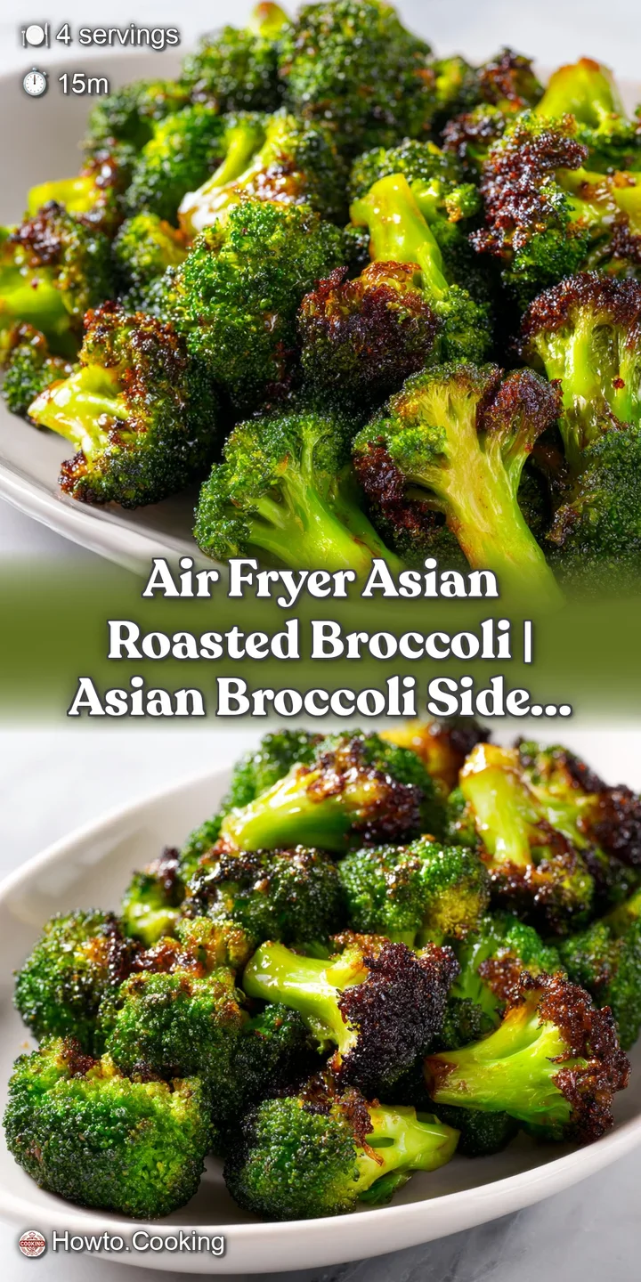 Close-up of glistening, charred broccoli florets showing the sticky texture of the glaze and toasted sesame seeds.
