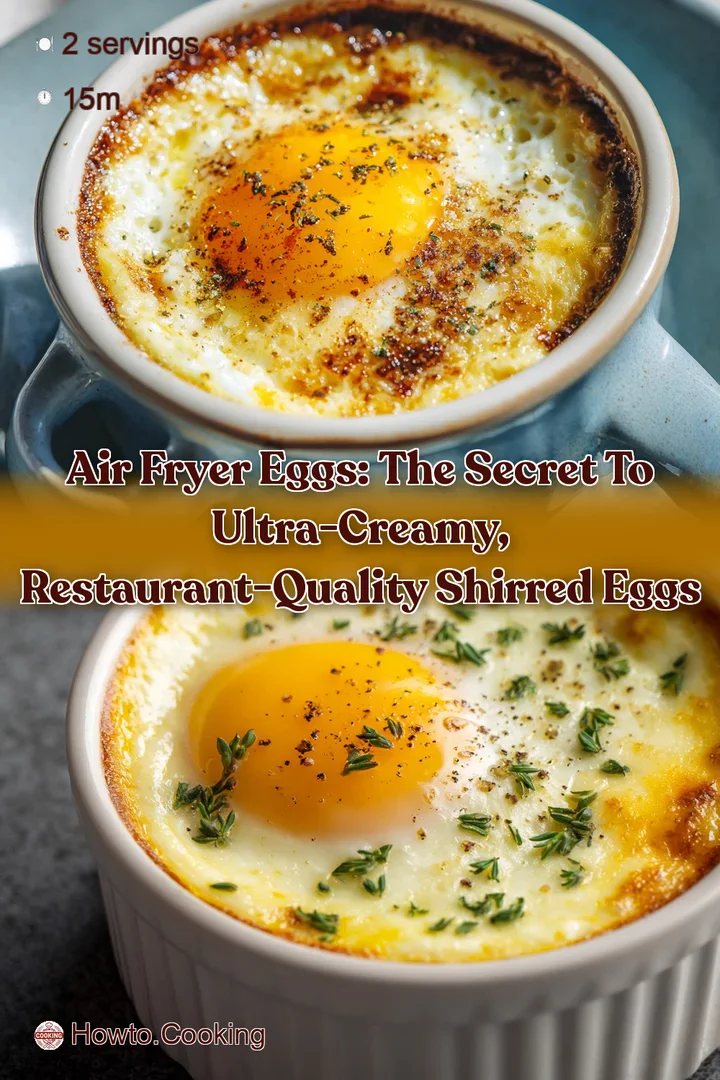 Air Fryer Eggs: The Secret to Ultra-Creamy Restaurant-Quality Shirred Eggs