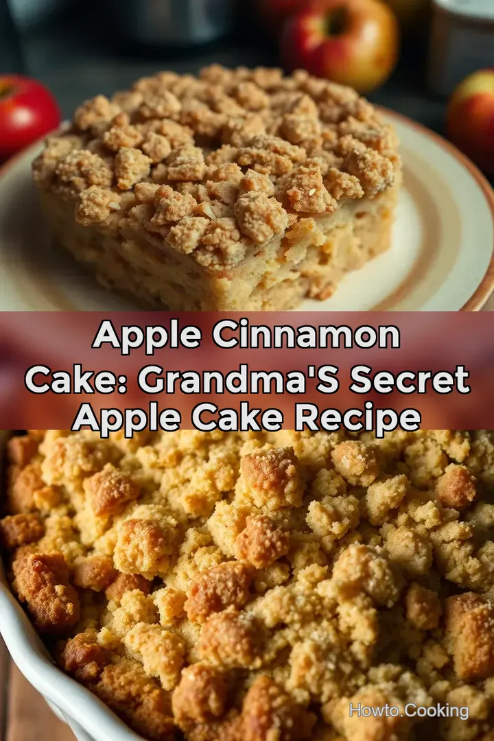 Apple Cinnamon Cake: Grandma s Secret Apple Cake Recipe