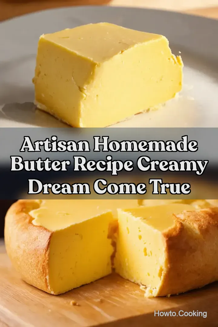 Artisan Homemade Butter Recipe Creamy Dream Come True