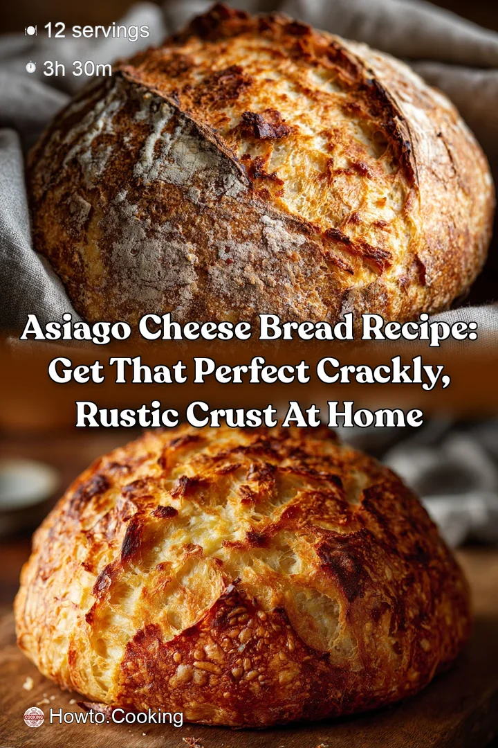 Asiago Cheese Bread Recipe: Get That Perfect Crackly Rustic Crust At Home