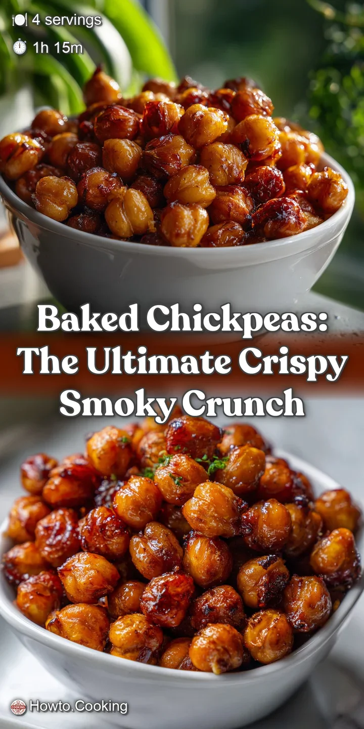 Baked Chickpeas: The Ultimate Crispy Smoky Crunch