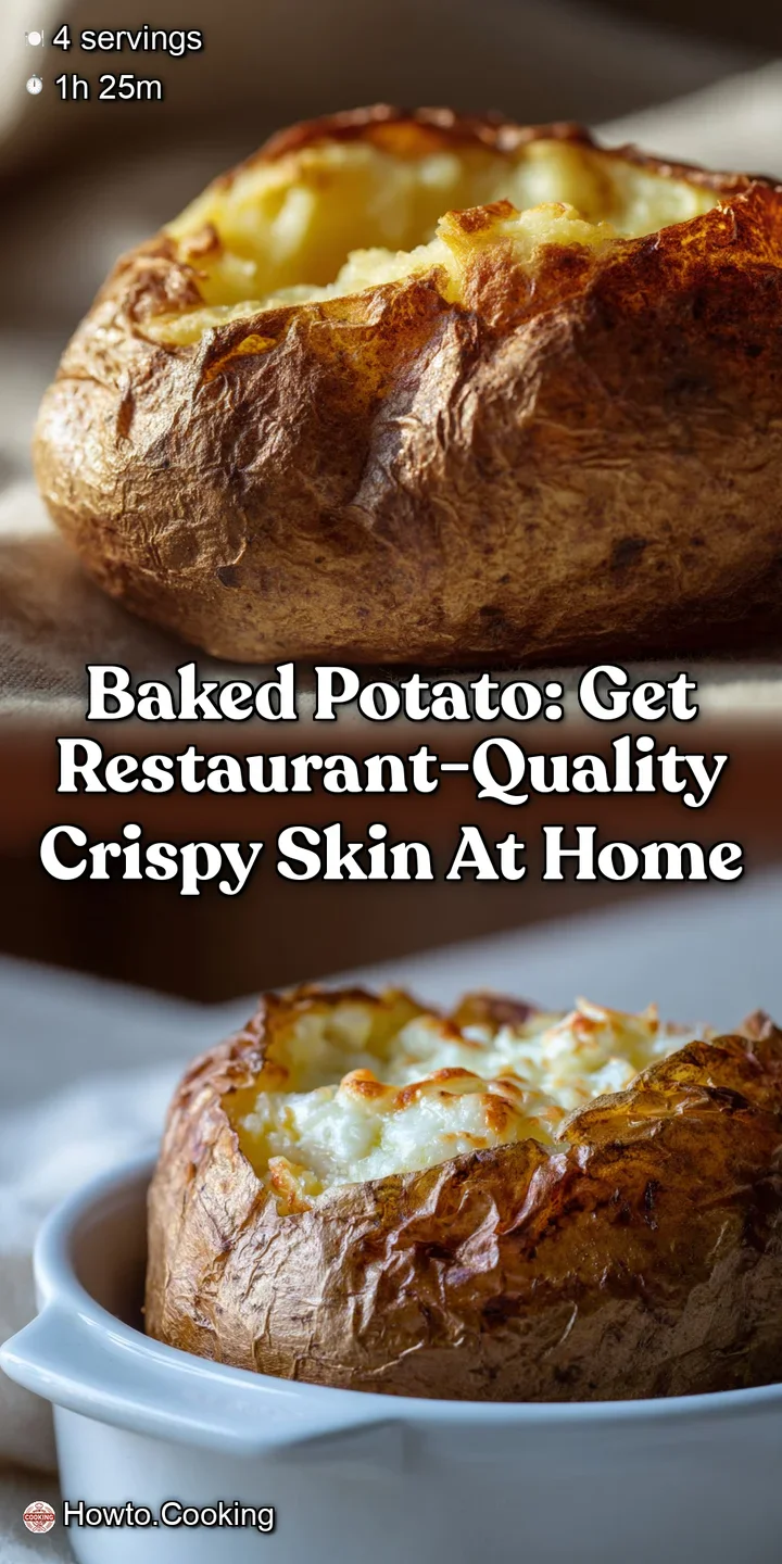 Baked Potato: Get Restaurant-Quality Crispy Skin At Home