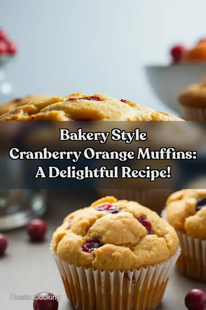 Bakery Style Cranberry Orange Muffins: a Delightful Recipe!