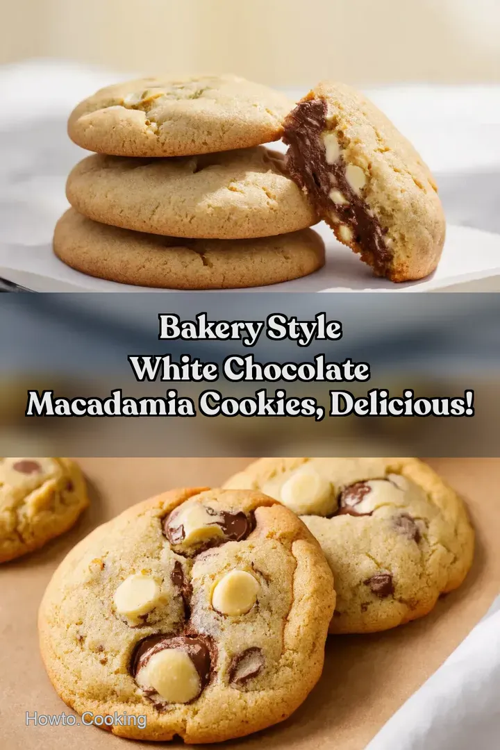 Bakery Style White Chocolate Macadamia Cookies Delicious! : PIN FOR LATER Bakery Style White Chocolate Macadamia Cookies Delicious!