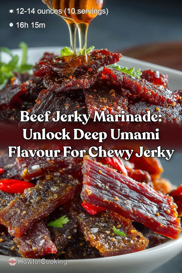 Beef Jerky Marinade: Unlock Deep Umami Flavour for Chewy Jerky