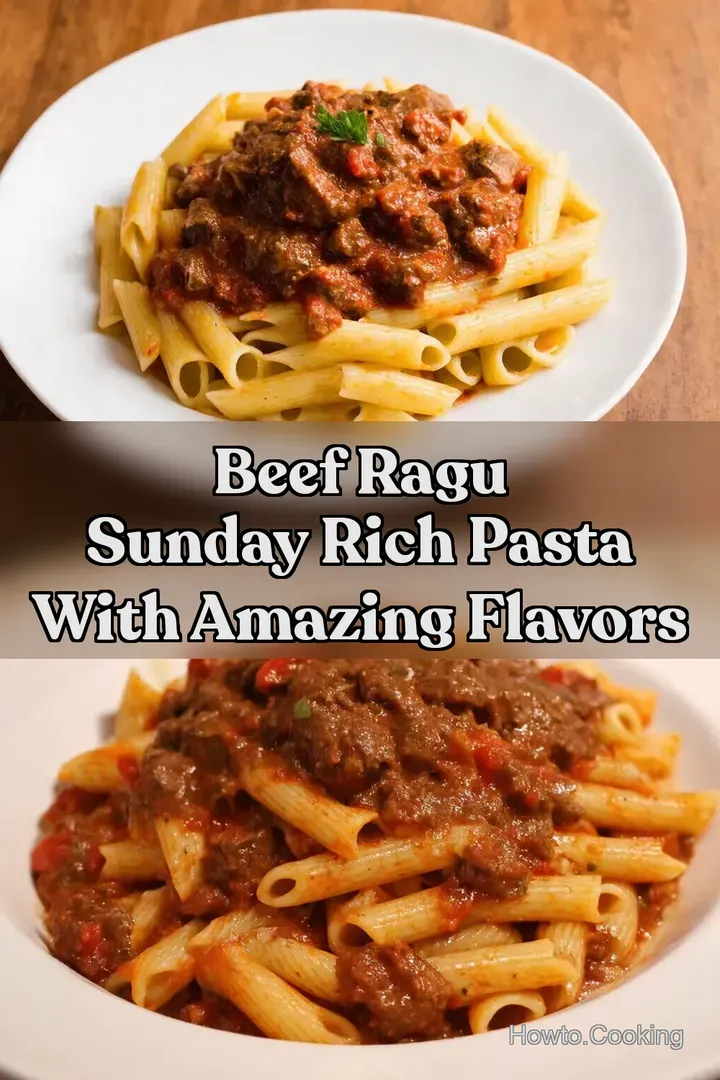 Beef Ragu Sunday Rich Pasta With Amazing Flavors