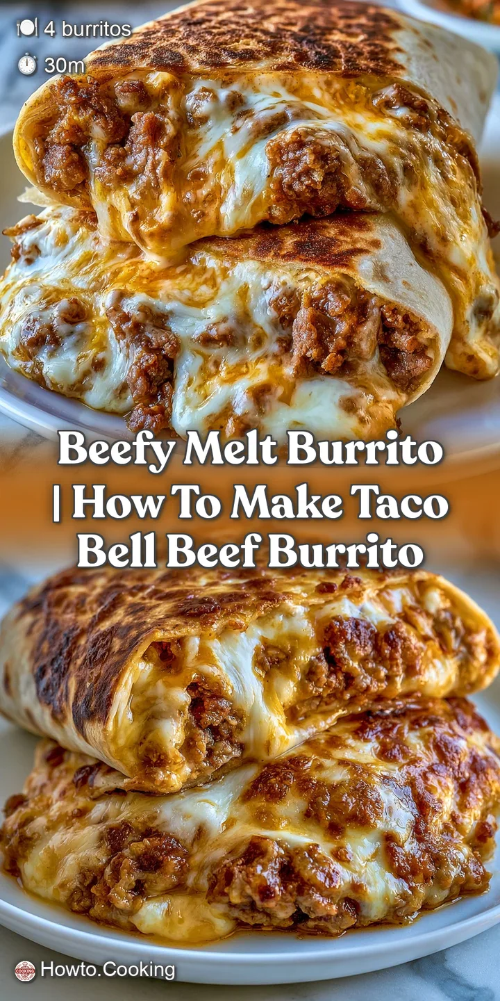 Extreme close-up of gooey melted cheese and seasoned ground beef spilling from a toasted, golden flour tortilla.