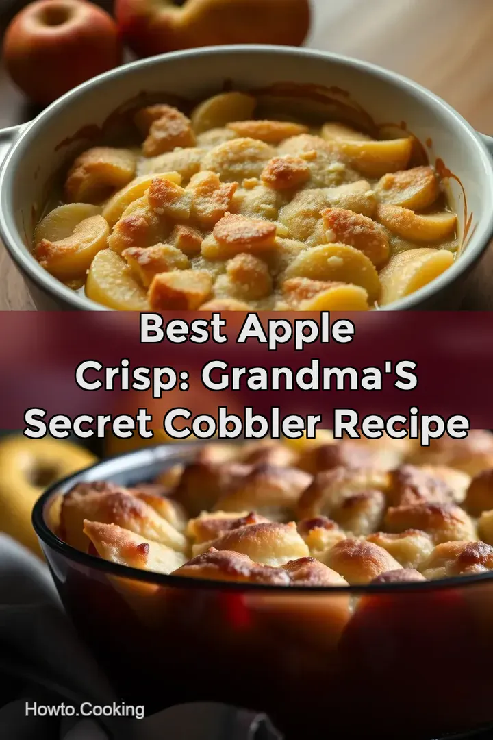 Best Apple Crisp: Grandma s Secret Cobbler Recipe
