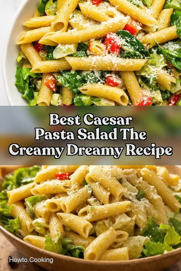 Best Caesar Pasta Salad The Creamy Dreamy Recipe