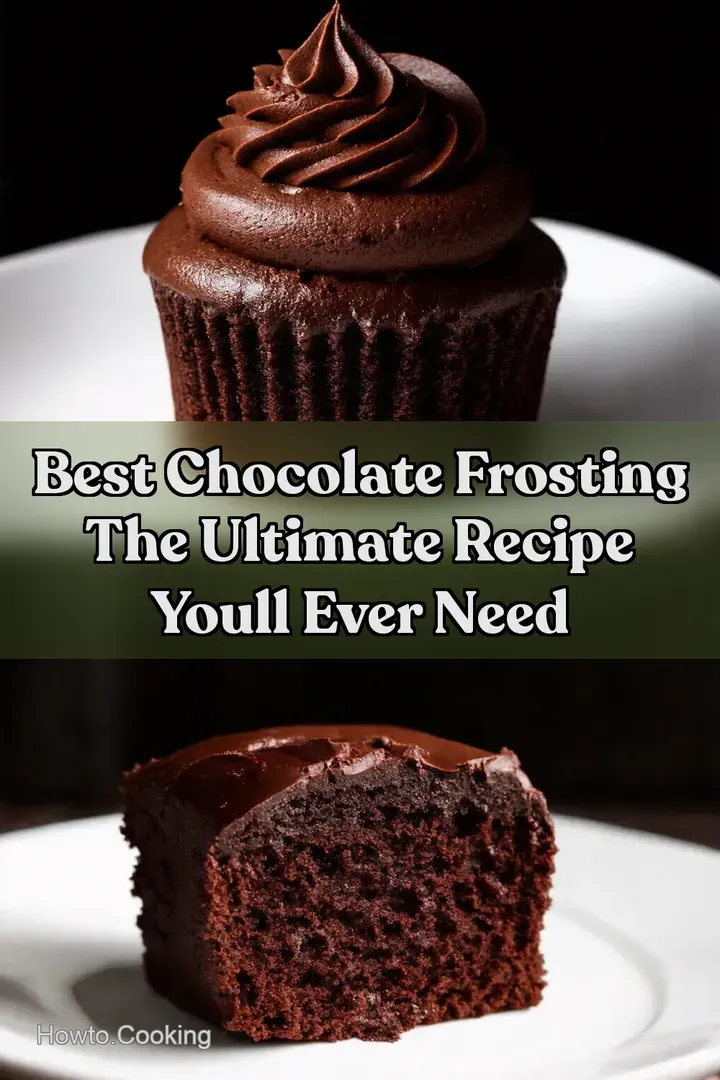 Best Chocolate Frosting The ULTIMATE Recipe Youll Ever Need