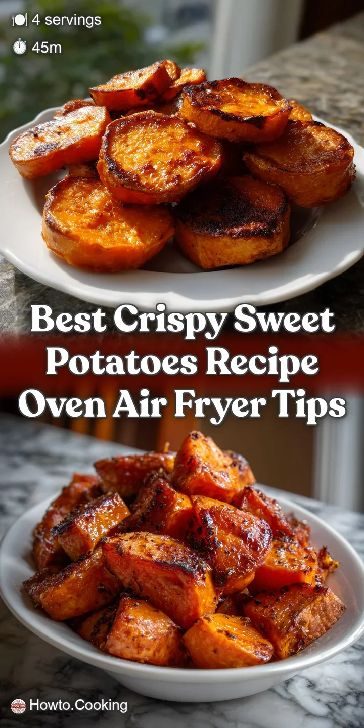 Best Crispy Sweet Potatoes Recipe Oven Air Fryer Tips