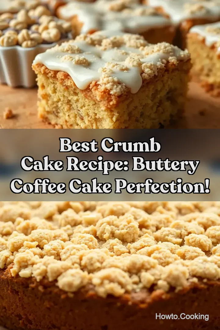 Best Crumb Cake Recipe: Buttery Coffee Cake Perfection! : PIN FOR LATER Best Crumb Cake Recipe: Buttery Coffee Cake Perfection!