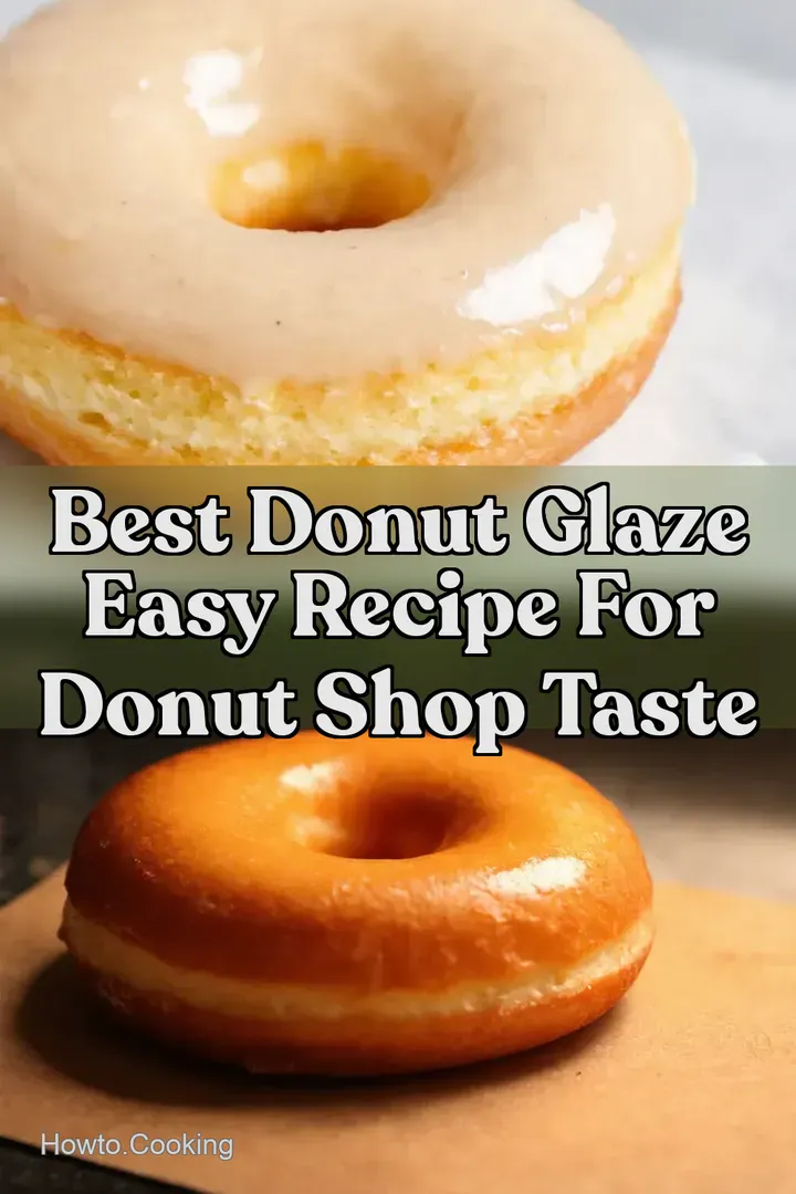 Best Donut Glaze Easy Recipe for Donut Shop Taste : PIN FOR LATER Best Donut Glaze Easy Recipe for Donut Shop Taste