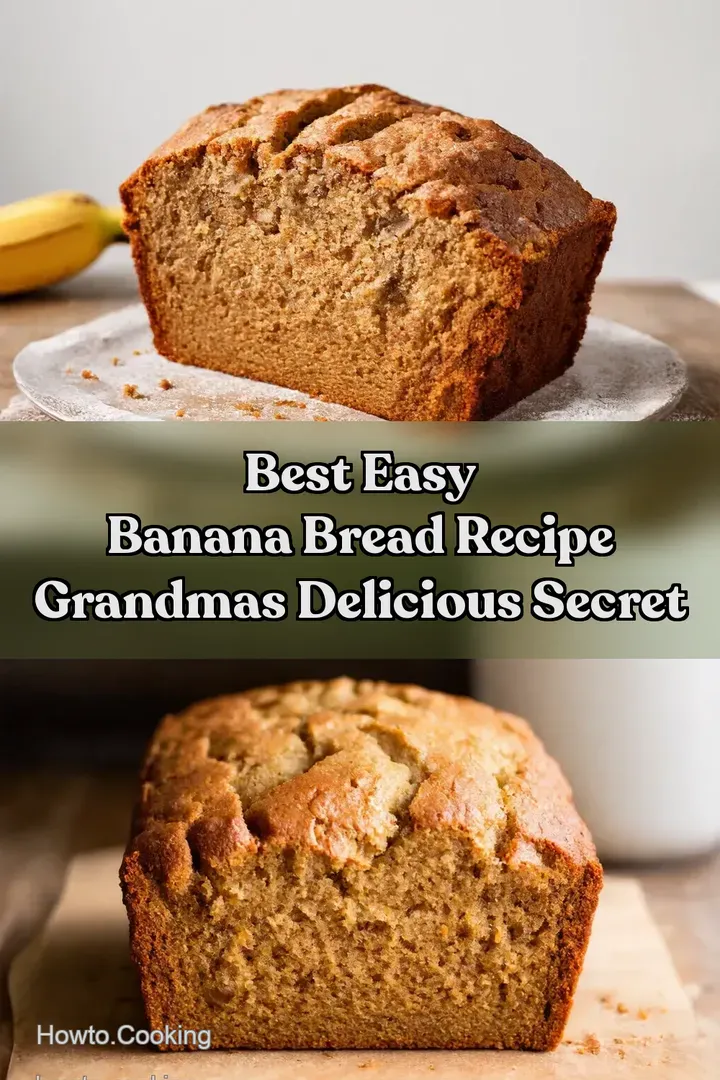 Best Easy Banana Bread Recipe Grandmas Delicious Secret