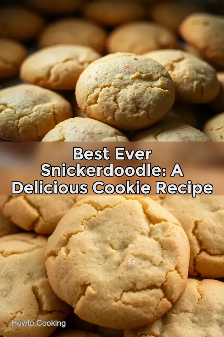 Best Ever Snickerdoodle: A Delicious Cookie Recipe
