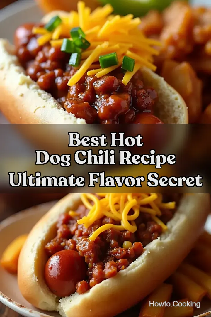 Best Hot Dog Chili Recipe Ultimate Flavor Secret