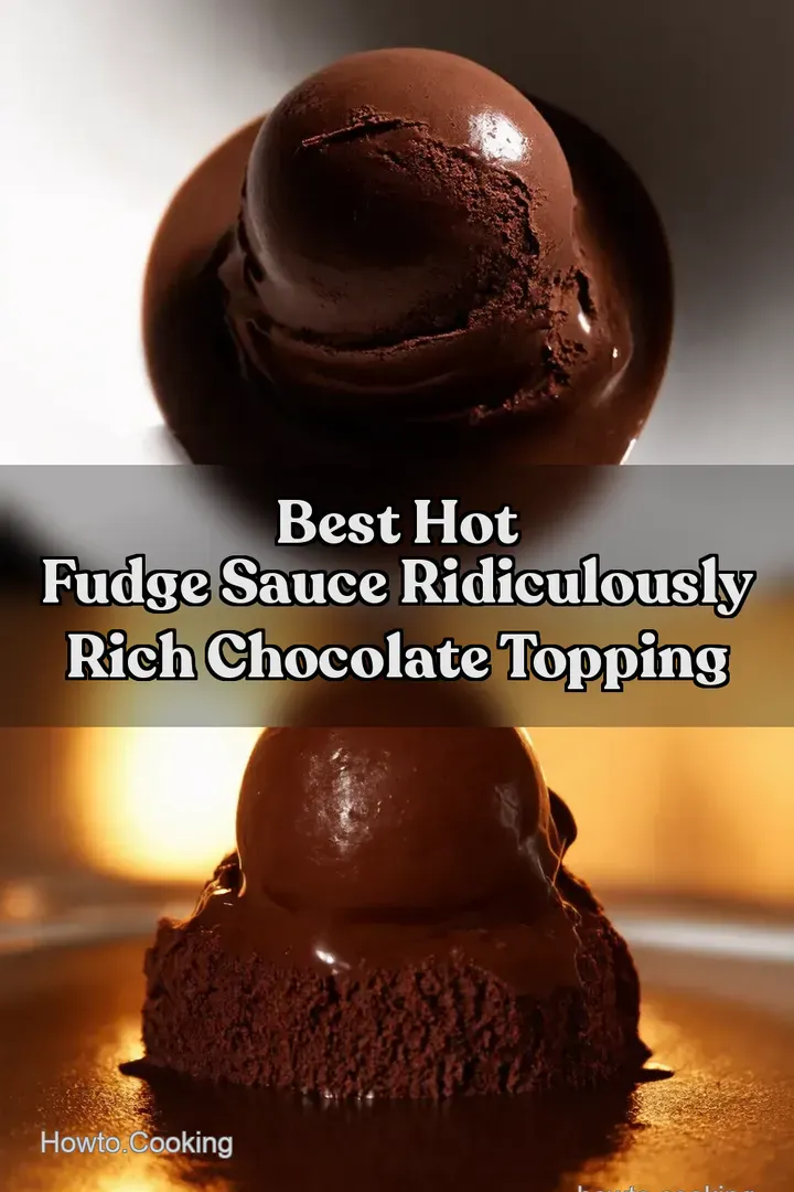 Best Hot Fudge Sauce Ridiculously Rich Chocolate Topping : PIN FOR LATER Best Hot Fudge Sauce Ridiculously Rich Chocolate Topping