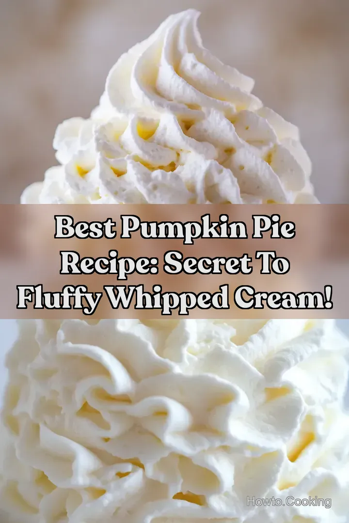 Best Pumpkin Pie Recipe: Secret to Fluffy Whipped Cream!