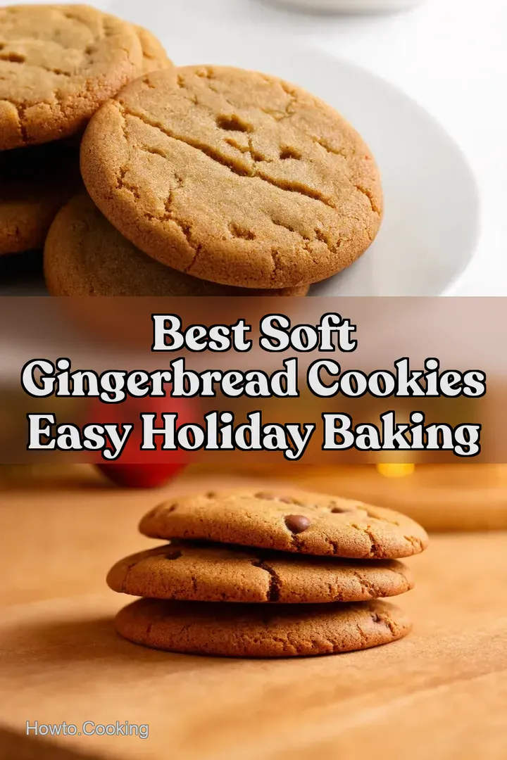 Best Soft Gingerbread Cookies Easy Holiday Baking : PIN FOR LATER Best Soft Gingerbread Cookies Easy Holiday Baking