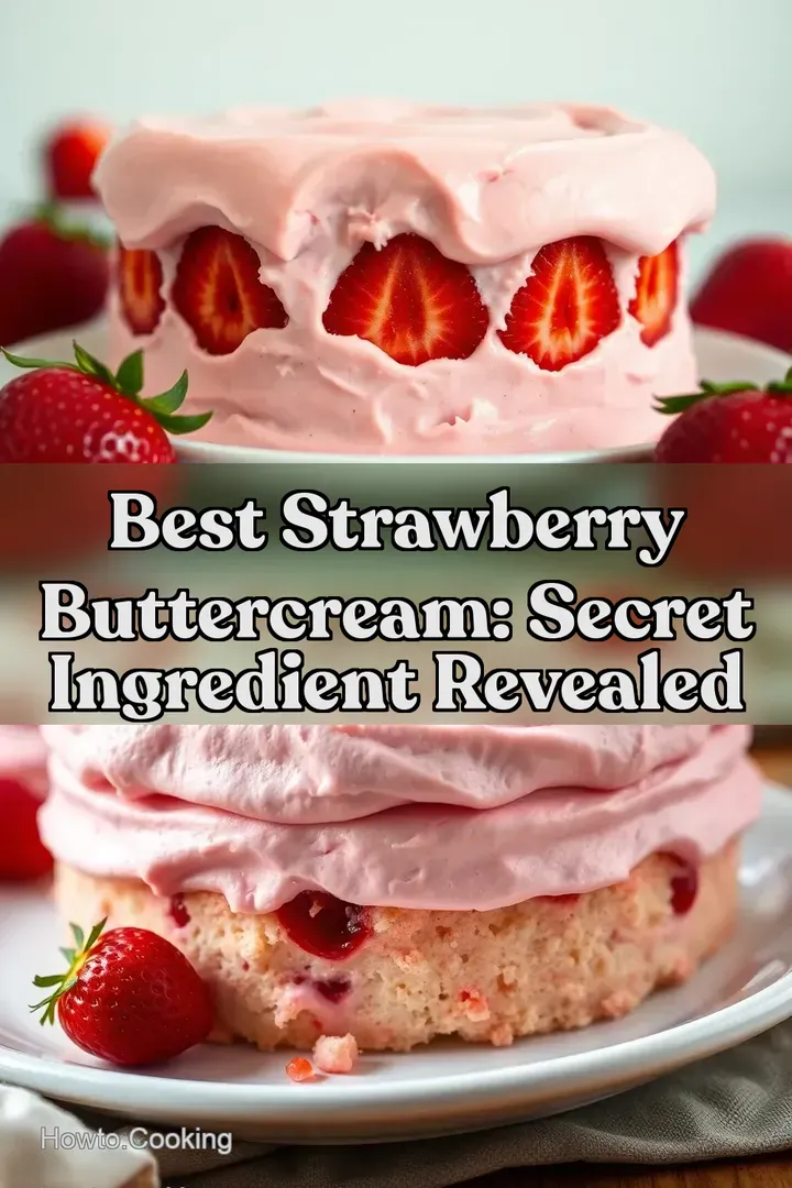 Best Strawberry Buttercream: Secret Ingredient Revealed