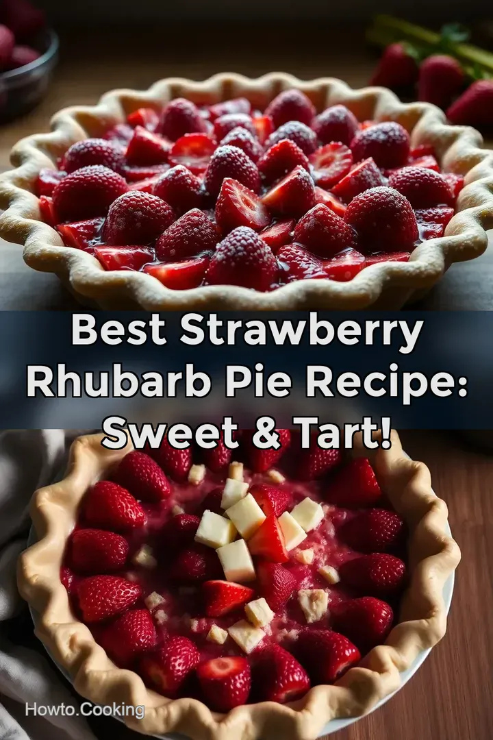 Best Strawberry Rhubarb Pie Recipe: Sweet & Tart!