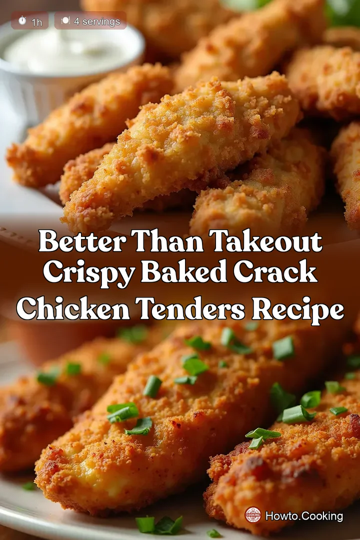 Better Than Takeout Crispy Baked Crack Chicken Tenders Recipe
