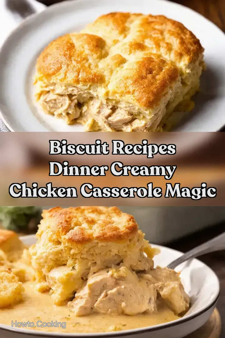 Biscuit Recipes Dinner Creamy Chicken Casserole Magic