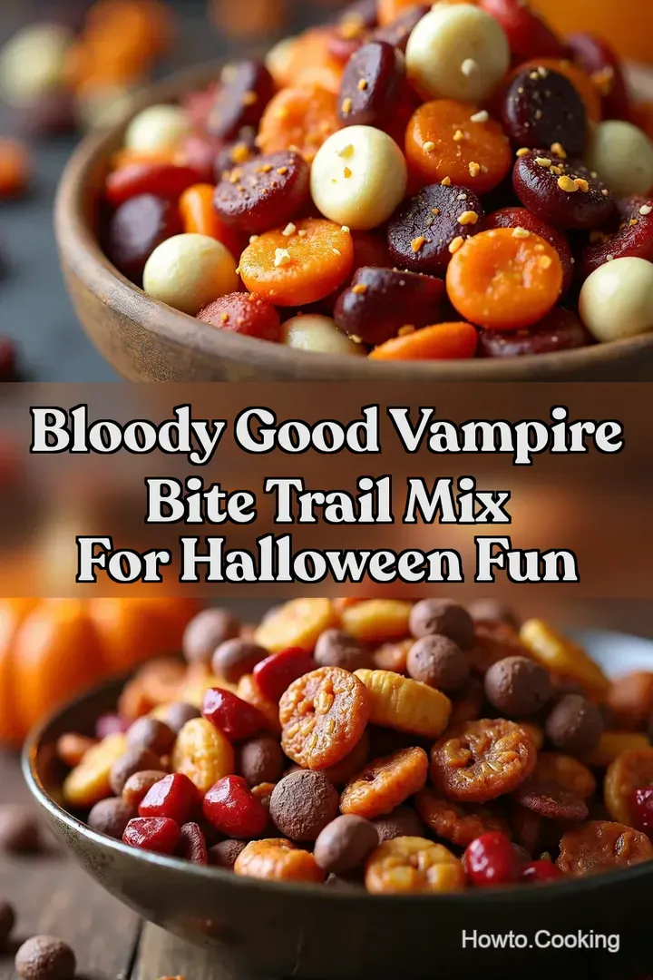 Bloody Good Vampire Bite Trail Mix for Halloween Fun