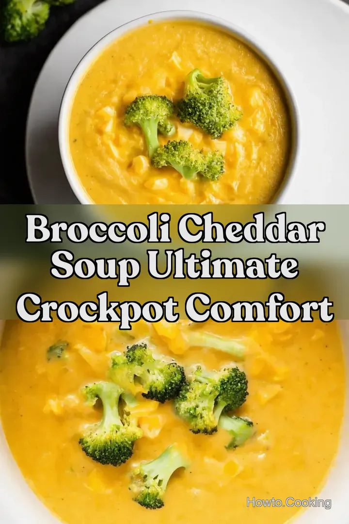 Broccoli Cheddar Soup Ultimate Crockpot Comfort