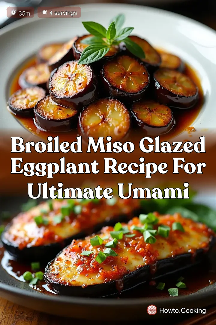 Broiled Miso Glazed Eggplant Recipe for Ultimate Umami
