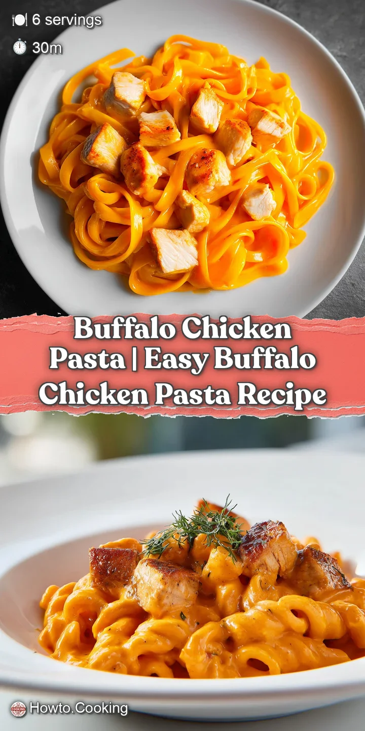 Close-up of glossy, spicy orange sauce coating tender chicken and pasta, topped with a sprinkle of fresh herbs.