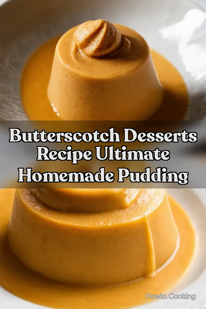 Butterscotch Desserts Recipe Ultimate Homemade Pudding : PIN FOR LATER Butterscotch Desserts Recipe Ultimate Homemade Pudding