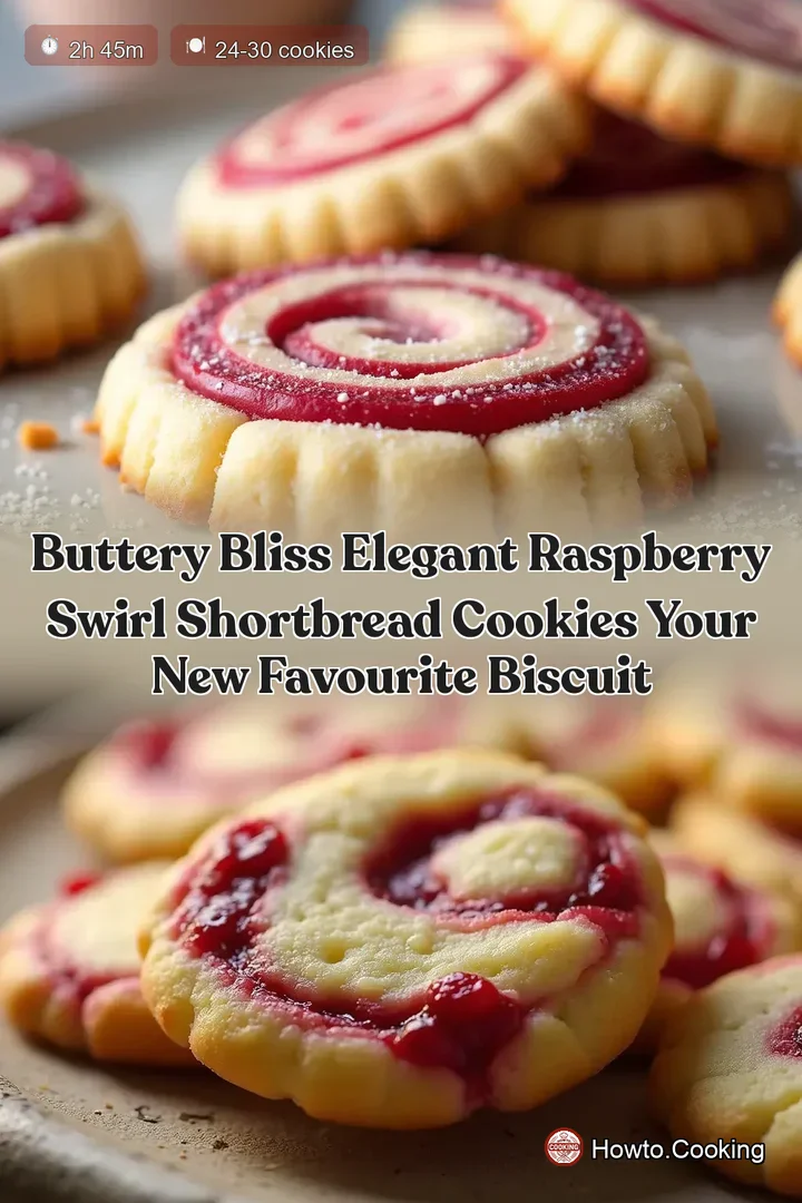 Buttery Bliss Elegant Raspberry Swirl Shortbread Cookies Your New Favourite Biscuit