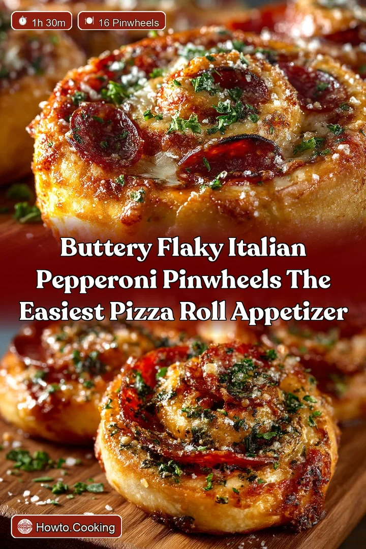 Buttery Flaky Italian Pepperoni Pinwheels The Easiest Pizza Roll Appetizer