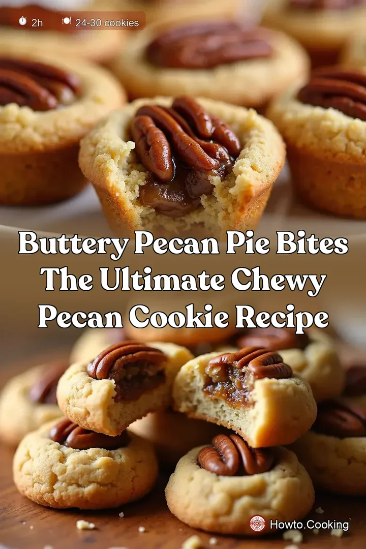 Buttery Pecan Pie Bites The Ultimate Chewy Pecan Cookie Recipe